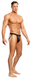 Male Power Satin Sexy Mens Jock Lycra Black Male Power