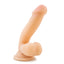 Blush Novelties Au Naturel Sensa Feel Dildo 6.5 Inch Beige Blush Novelties