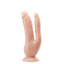 Blush Novelties Dr Skin Double Penetration Realistic Cock 8 Inch Blush Novelties