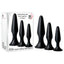 Adam & Eve Silicone Booty Boot Camp Training Kit Butt Plugs Set Of 3 Sizes Adam & Eve