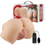 CRAZY BULL HAILEY Vibrating Doggy Style Torso Masturbator Flesh Crazy Bull
