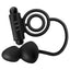 Blush Anal Adventures Platinum Silicone Anal Plug With Vibrating Cock Ring Black
