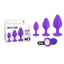 Excellent Power Heart Light Butt Plugs With Glow In Dark Bases Set Of 3 Sizes Excellent Power