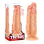 Massive Triple Threat - Flesh 3 Cock Dildo Icon Brands