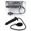 Shots Toys LEVELZ Beaded Inflatable Anal Plug Black Shots Toys