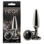 NS Novelties Rear Assets Tapered Medium Butt Plug Gunmetal NS Novelties