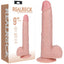 Shots Toys REALROCK Vibrating Cock With Balls USB Rechargeable Vibrating Dong 9 Inch Shots Toys