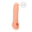 Shots Toys REALROCK Realistic Penis Extender With Rings Penis Extension Sleeve 8 Inch Shots Toys
