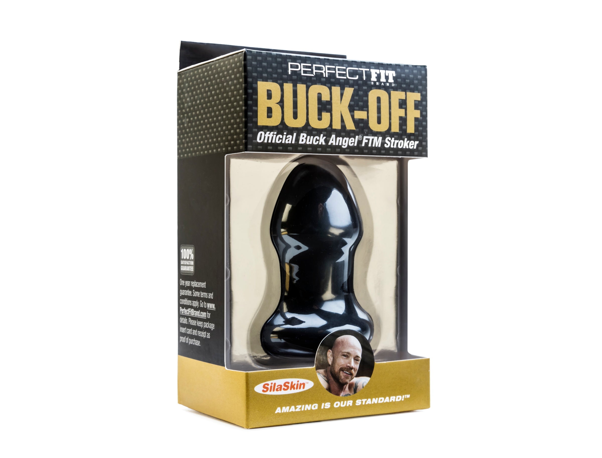 Perfect Fit Buck Off Buck Angel FTM Stroker Black