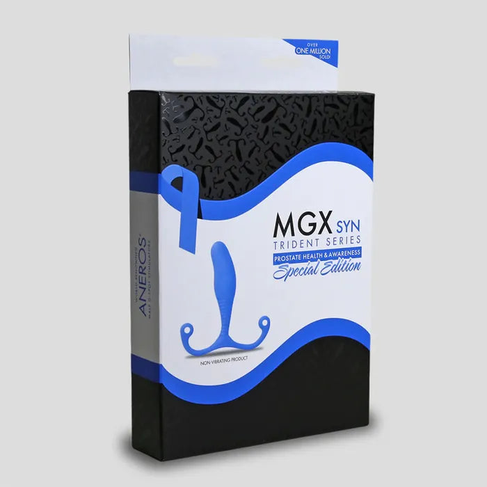 Aneros MGX Syn Trident Blue Edition Prostate Wand Aneros Main image