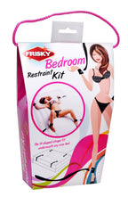 XR Brands Frisky Bedroom Restraint Kit Black