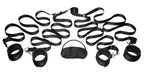 XR Brands Frisky Bedroom Restraint Kit Black