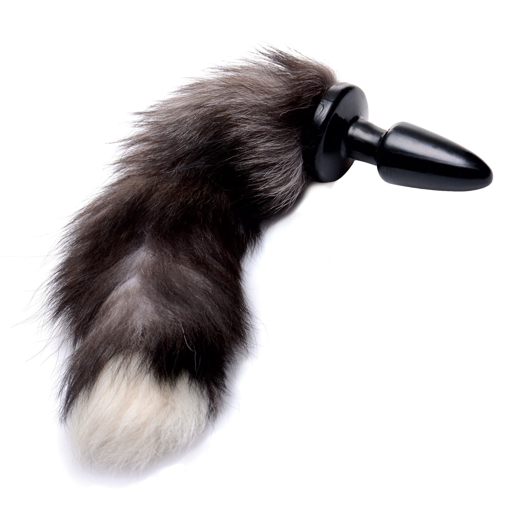 XR Brands Tailz Ultra Sexy Fox Tail Anal Plug Grey