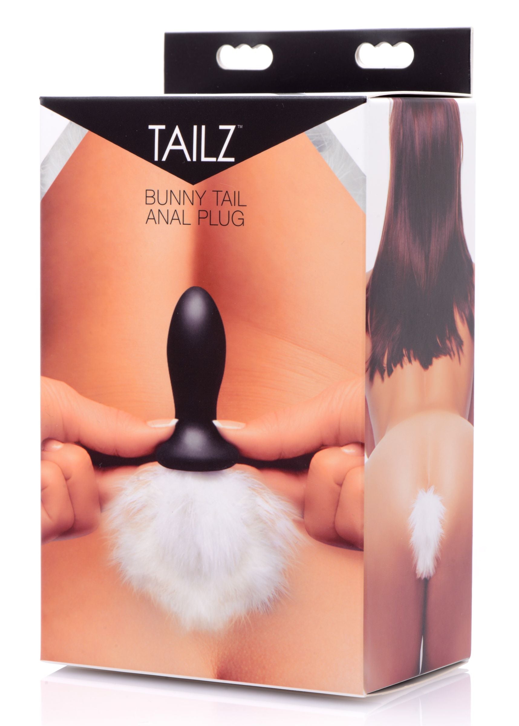 XR Brands Tailz Seme Flexible White Bunny Tail Anal Plug Main image