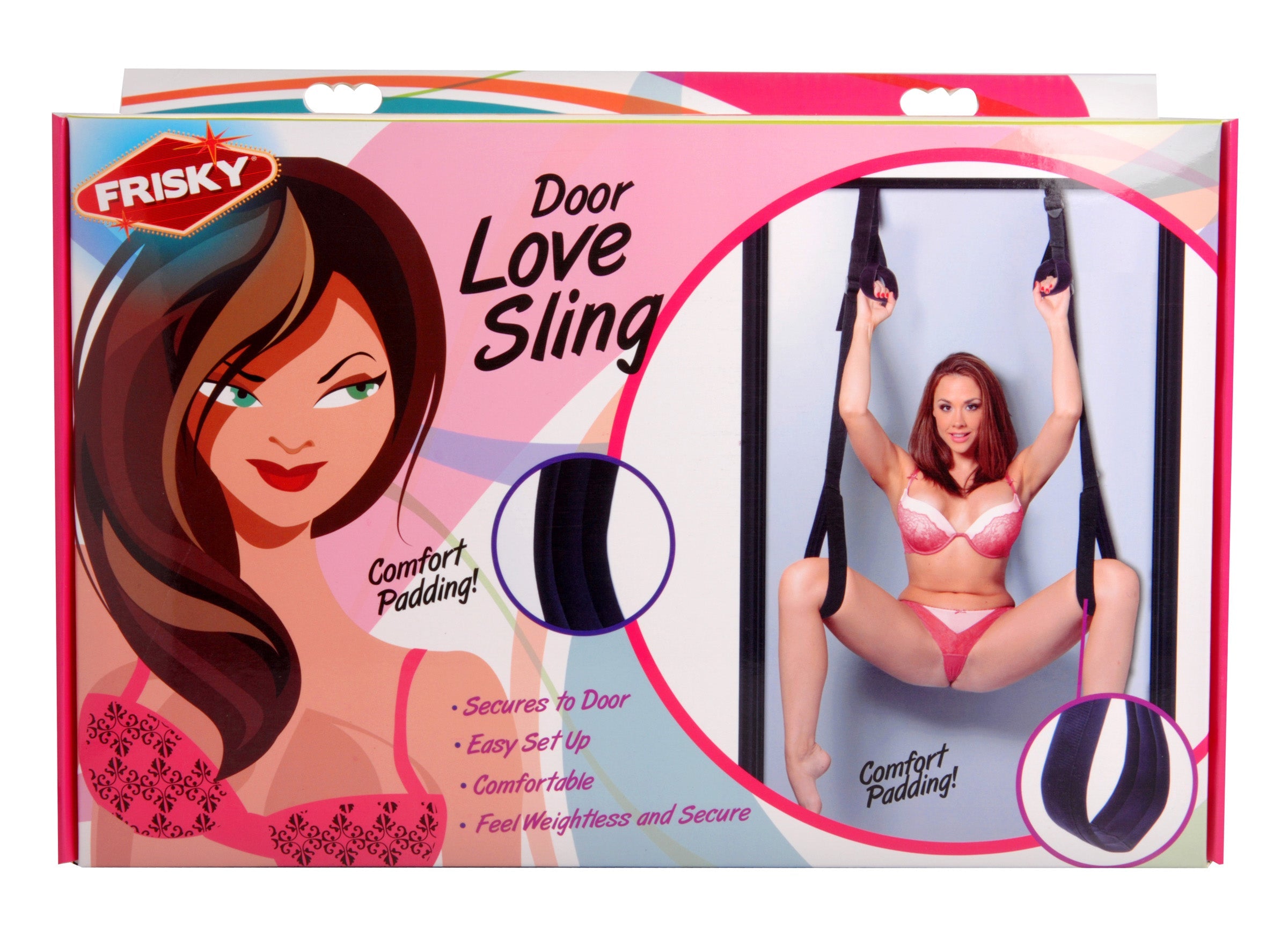 XR Brands Frisky Compact Door Bondage Love Sling