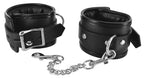 XR Brands Strict Locking Padded Wrist Cuffs With Chain