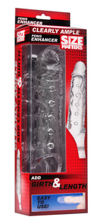 XR Brands Size Matters Clearly Ample Penis Enhancer Sheath