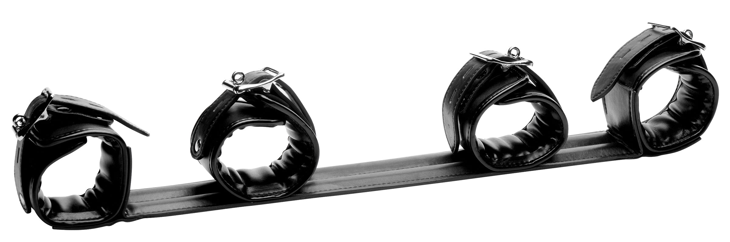 XR Brands Deluxe Rigid Spreader Bar Black