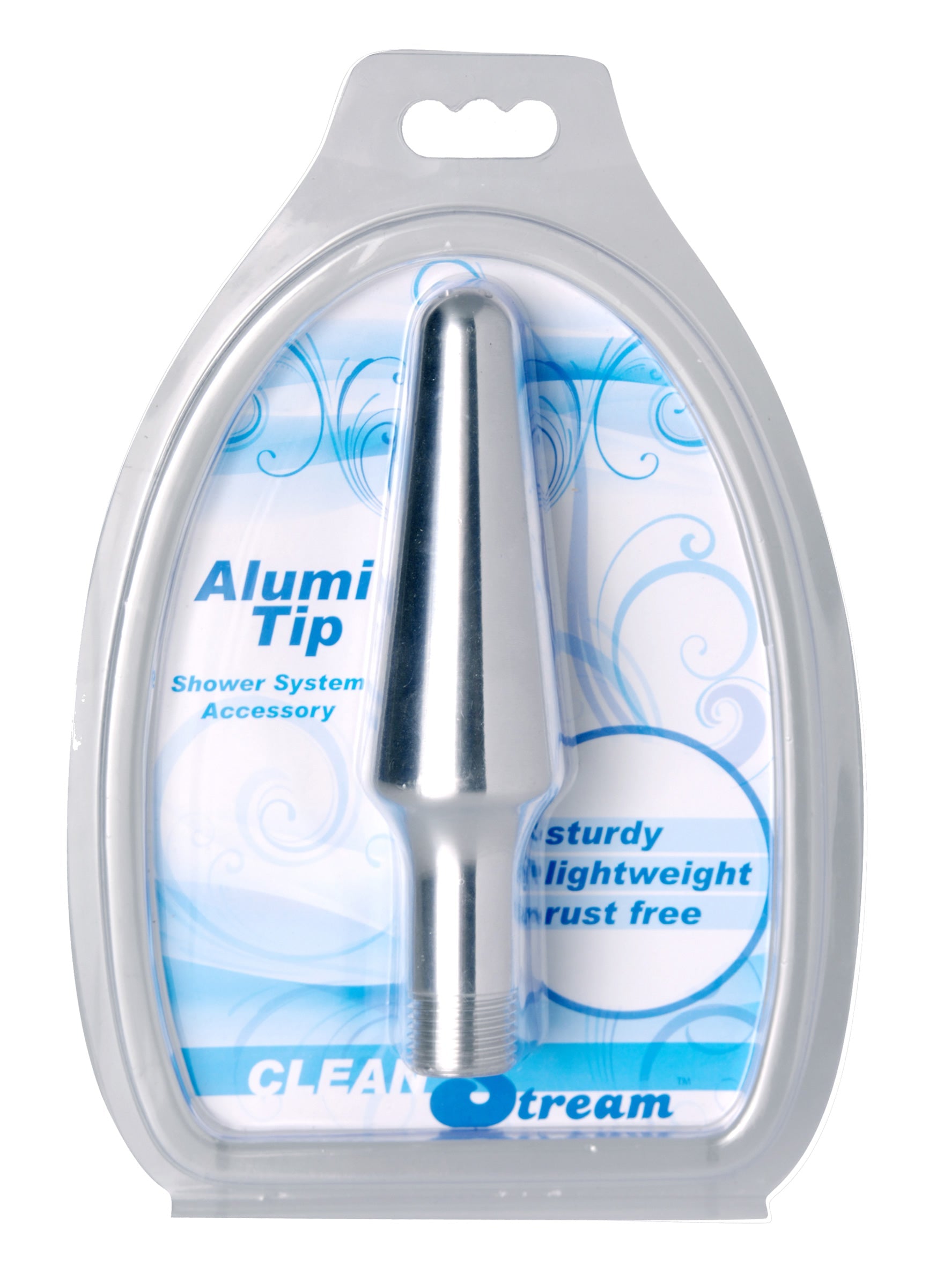 XR Brands CleanStream Alumi Tip Shower Nozzle Tip Grey Main image
