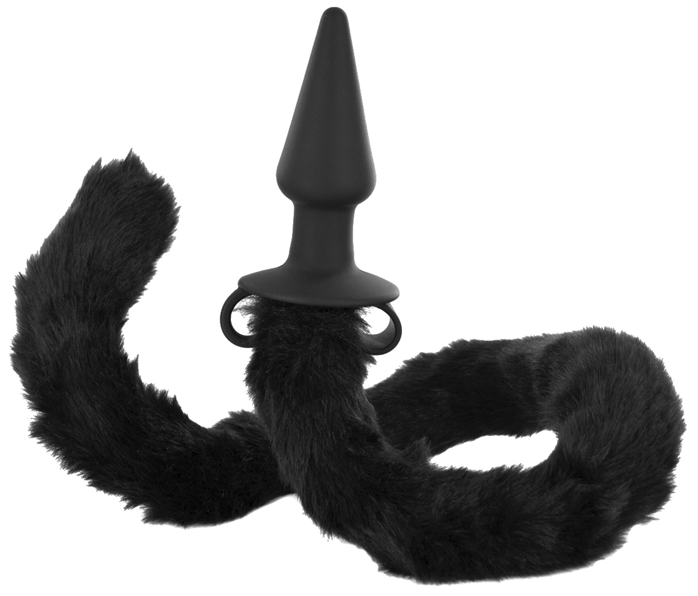 XR Brands Tailz Bad Kitty Silicone Cat Tail Anal Plug Secondary image