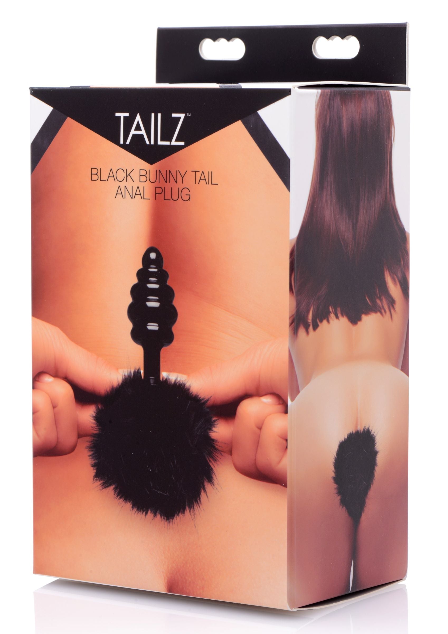 XR Brands Tailz Black Bunny Tail Anal Plug Main image