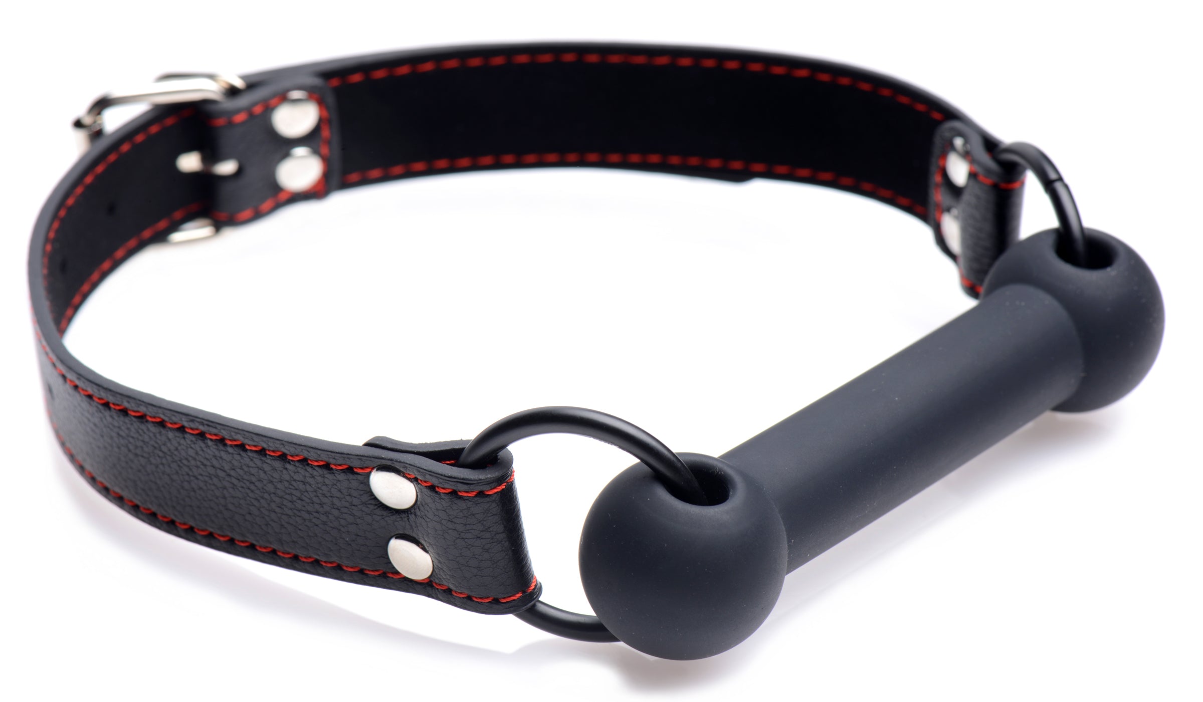 XR Brands Strict Bondage Play Silicone Bit Gag Secondary image