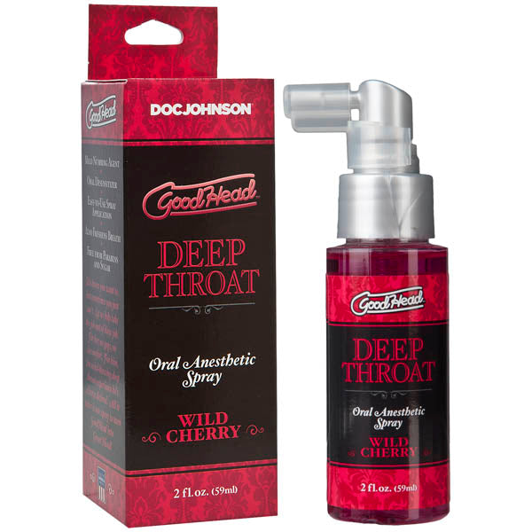 Doc Johnson GoodHead Flavoured Deep Throat Spray 59ml Bottle Doc Johnson Main image