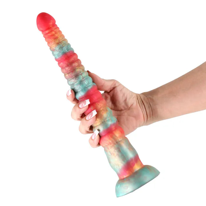 NS Novelties Colours Stacked Fantasy Dildo 12 Inch Secondary image
