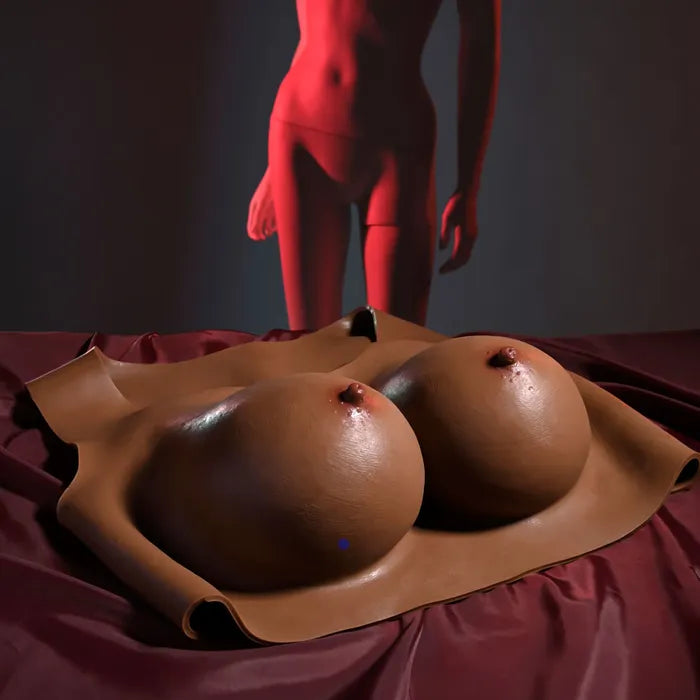 Gender X UNDERGARMENTS PLATE Dark Wearable Breasts D Cup Brown Gender X