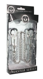 XR Brands Bauhaus Precision Bondage Nipple Vice Grey