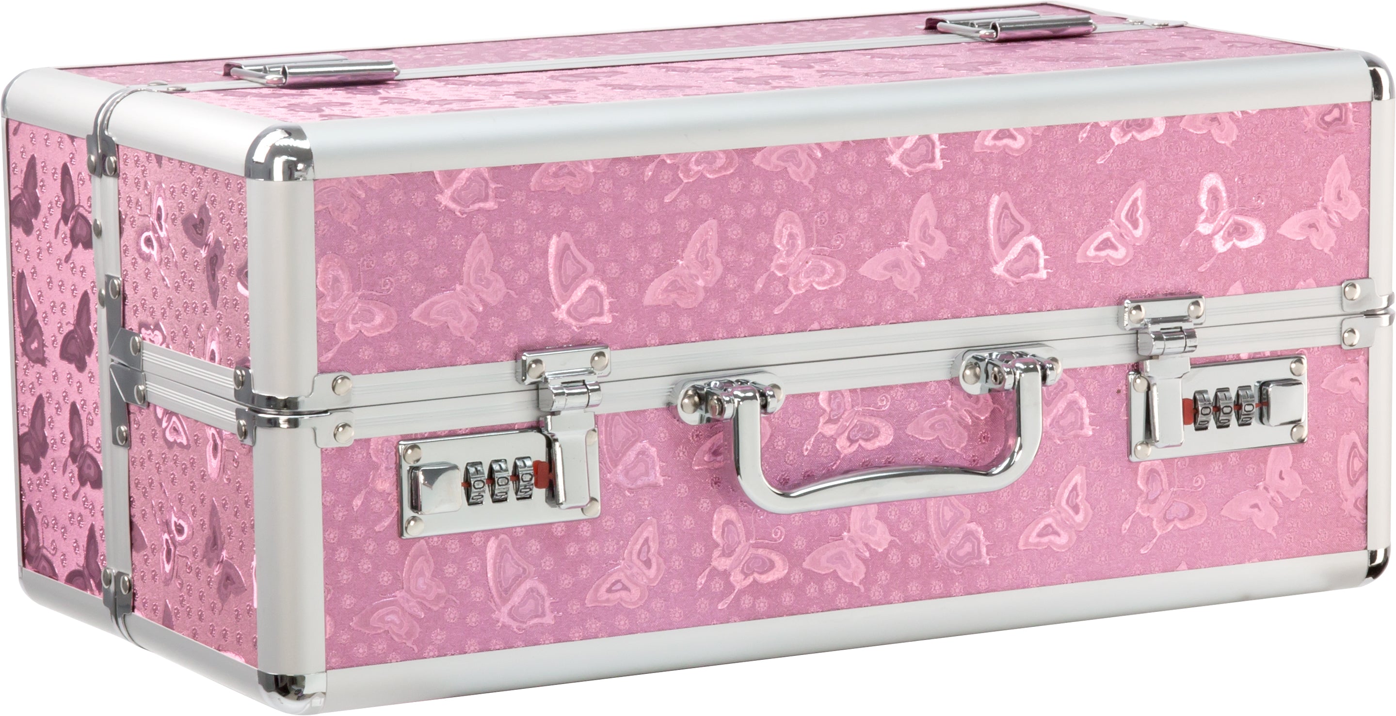 BMS Factory Lockable Large Vibrator Case Pink