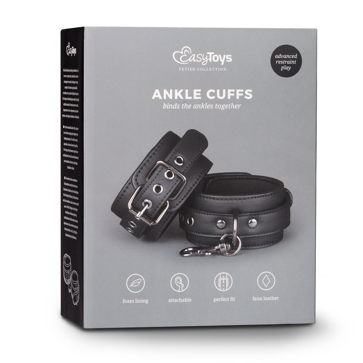 Easy Toys Fetish Collection Bondage Ankle Cuffs Black
