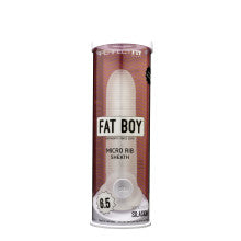 Perfect Fit Fat Boy Micro Ribbed Sheath Clear