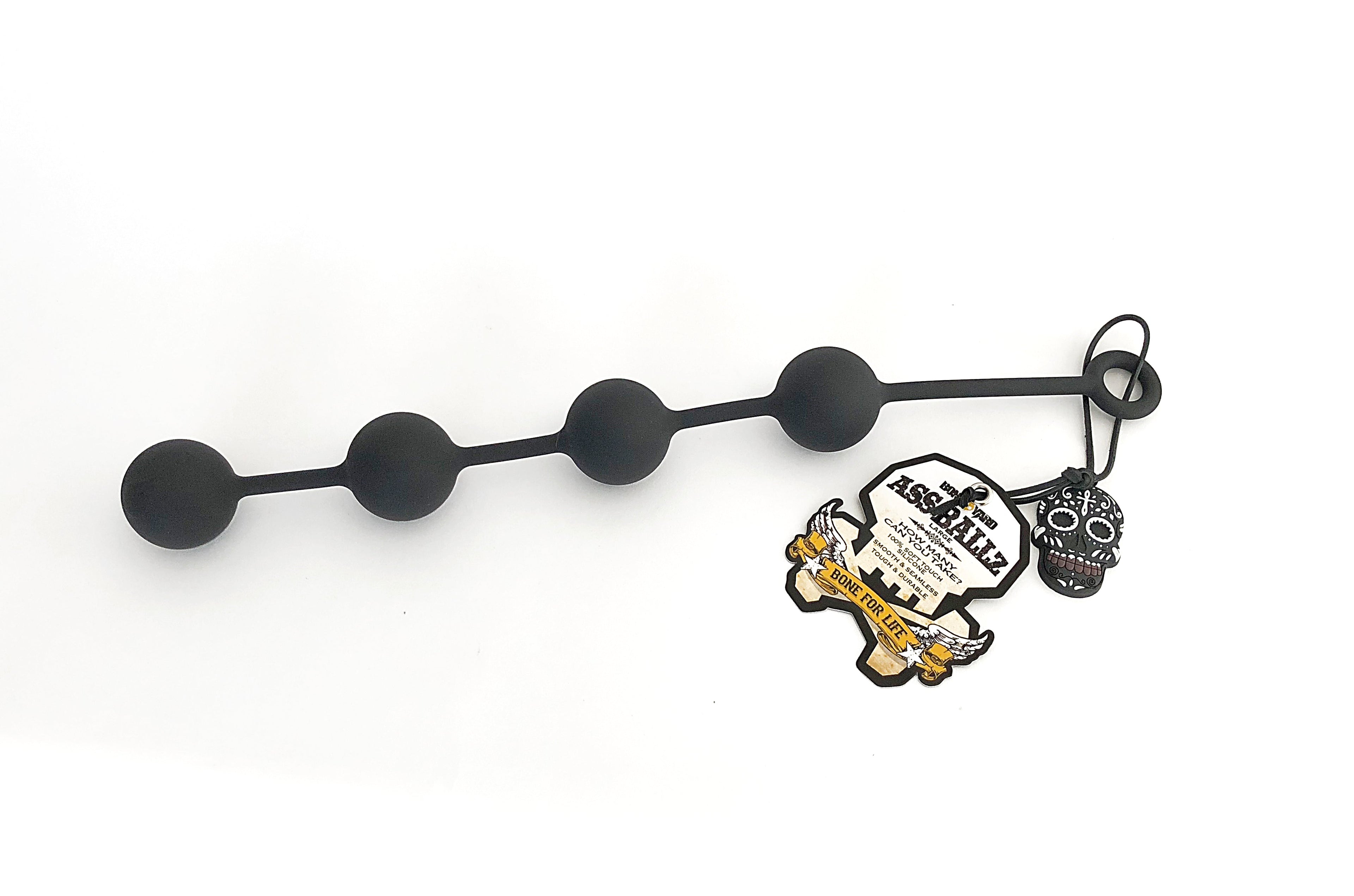XR Brands C1R Releasing Boneyard Ass Ballz Silicone Anal Beads Large