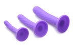 XR Brands Strap U Tri Play Silicone Dildo Set 3 Piece