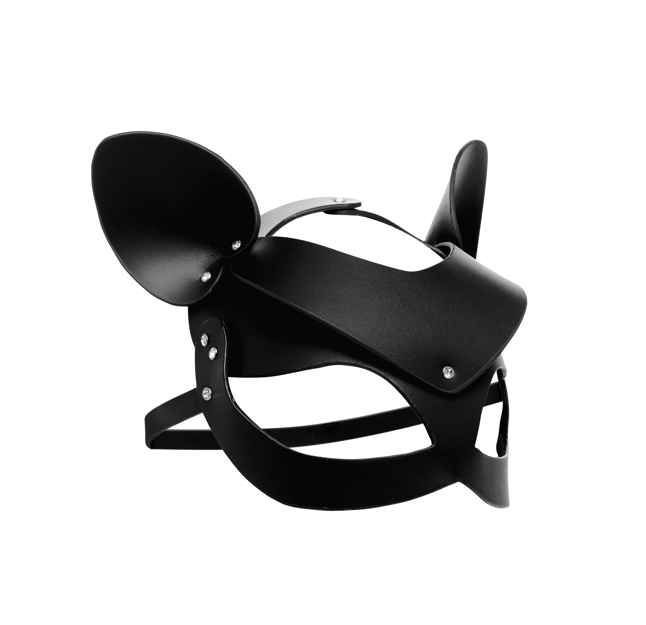 XR Brands Bad Kitten Leather Cat Mask Secondary image