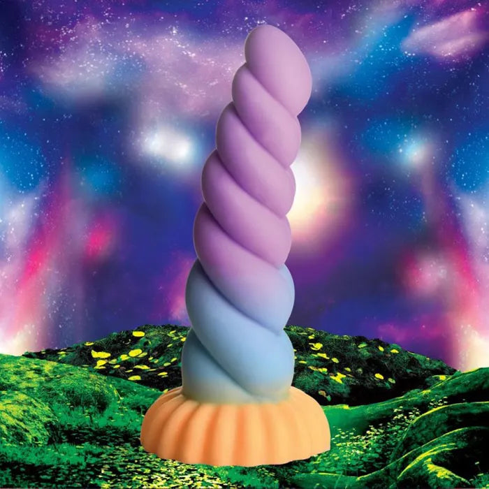 XR Brands Creature Cocks Mystique Silicone Unicorn Fantasy Dildo 21 cm Secondary image