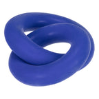 Hunkyjunk DUO Linked Cock & Ball Rings Cobalt