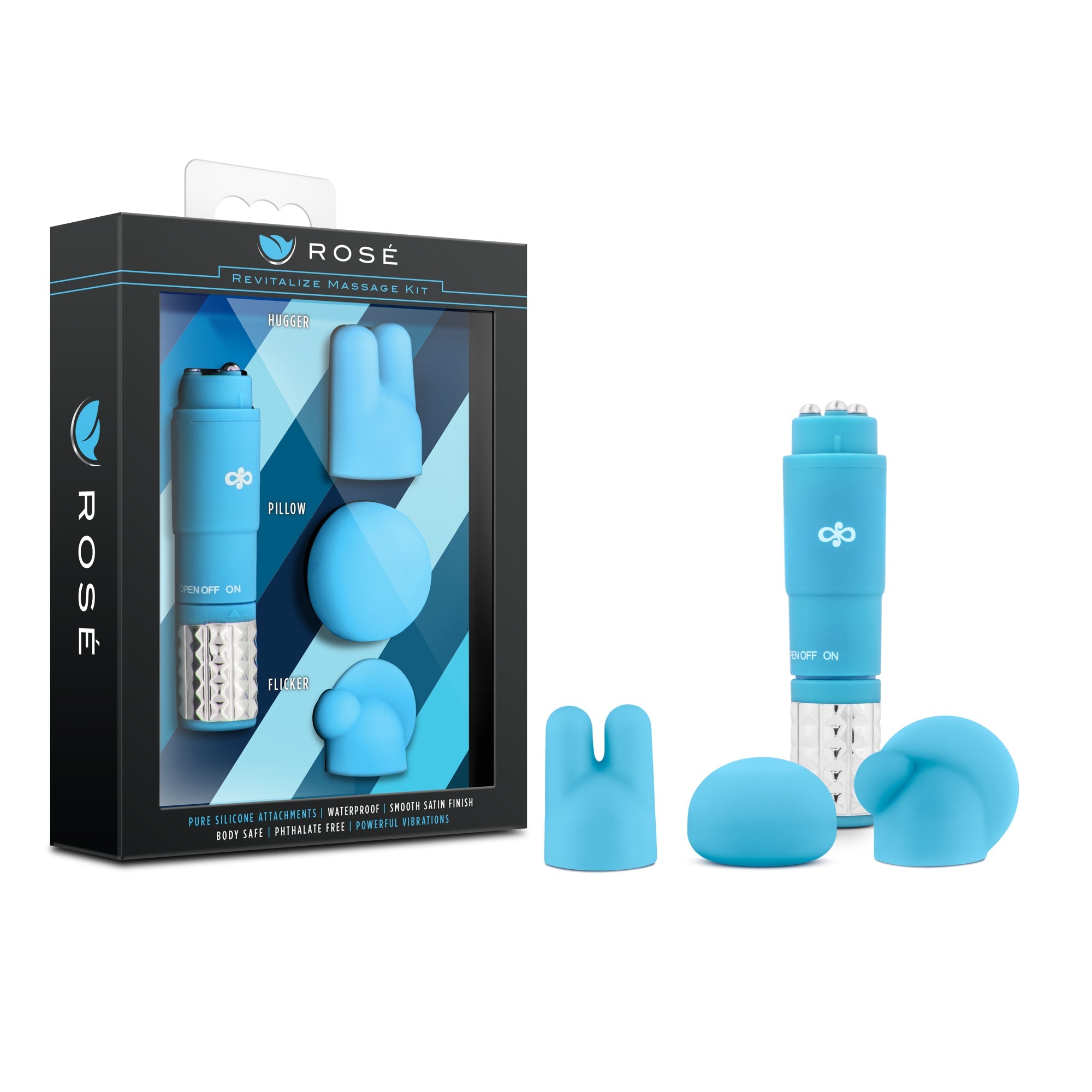 Rose Revitalize Silicone Adult Massage Kit Main image