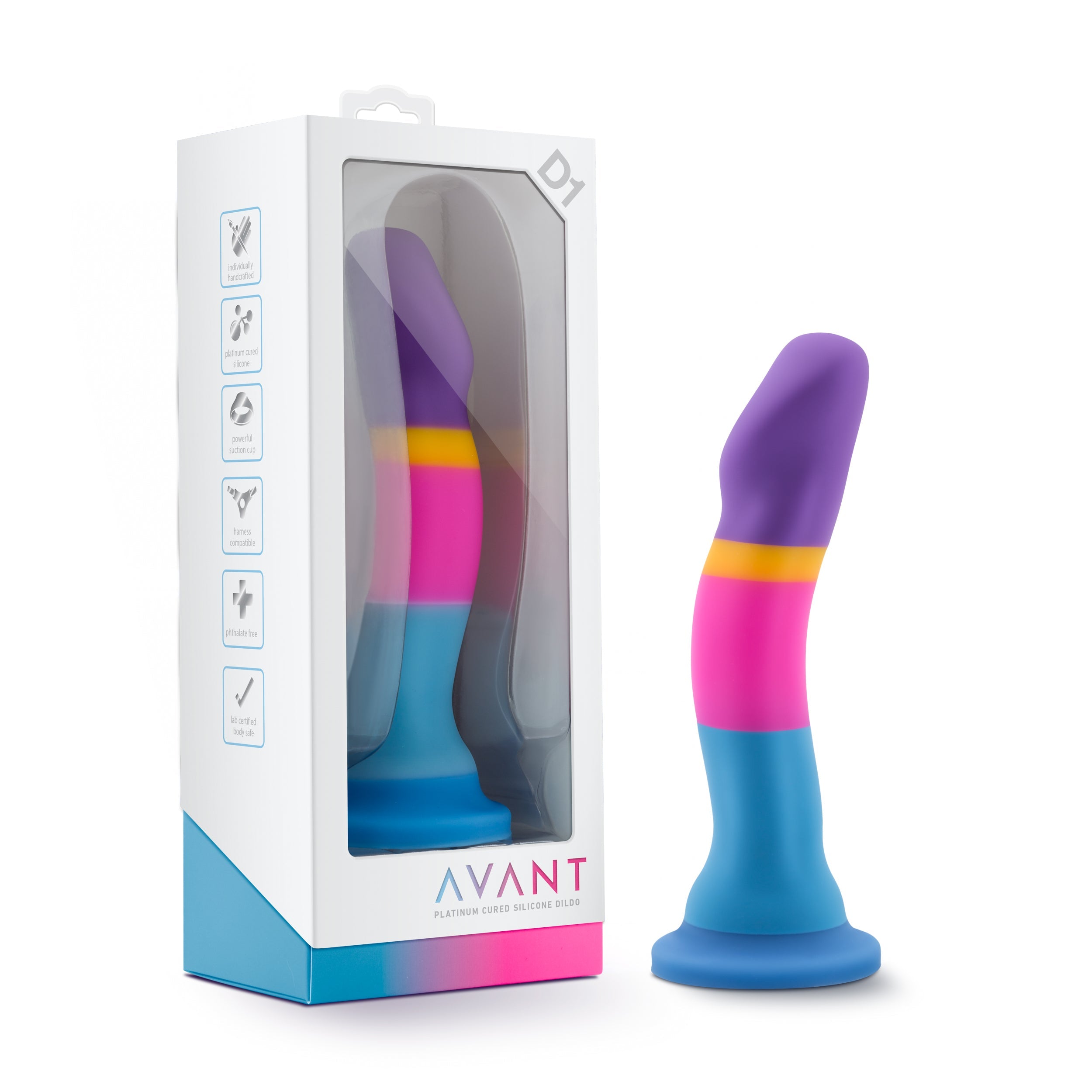Blush Novelties Avant D1 Hot N Cool Silicone Dildo Blush Novelties