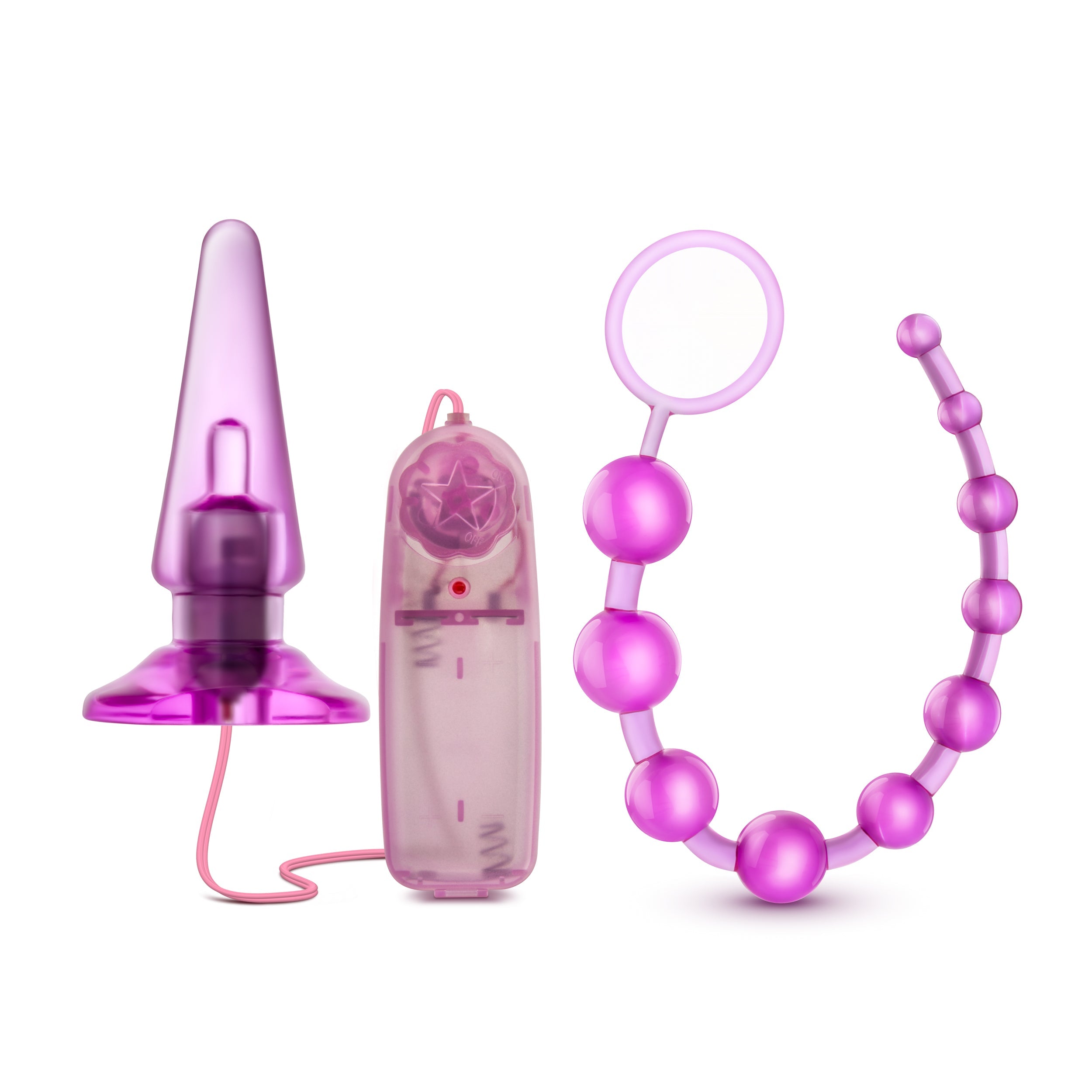 Blush Novelties Quickie Kit Vibrating Anal Plug Pink