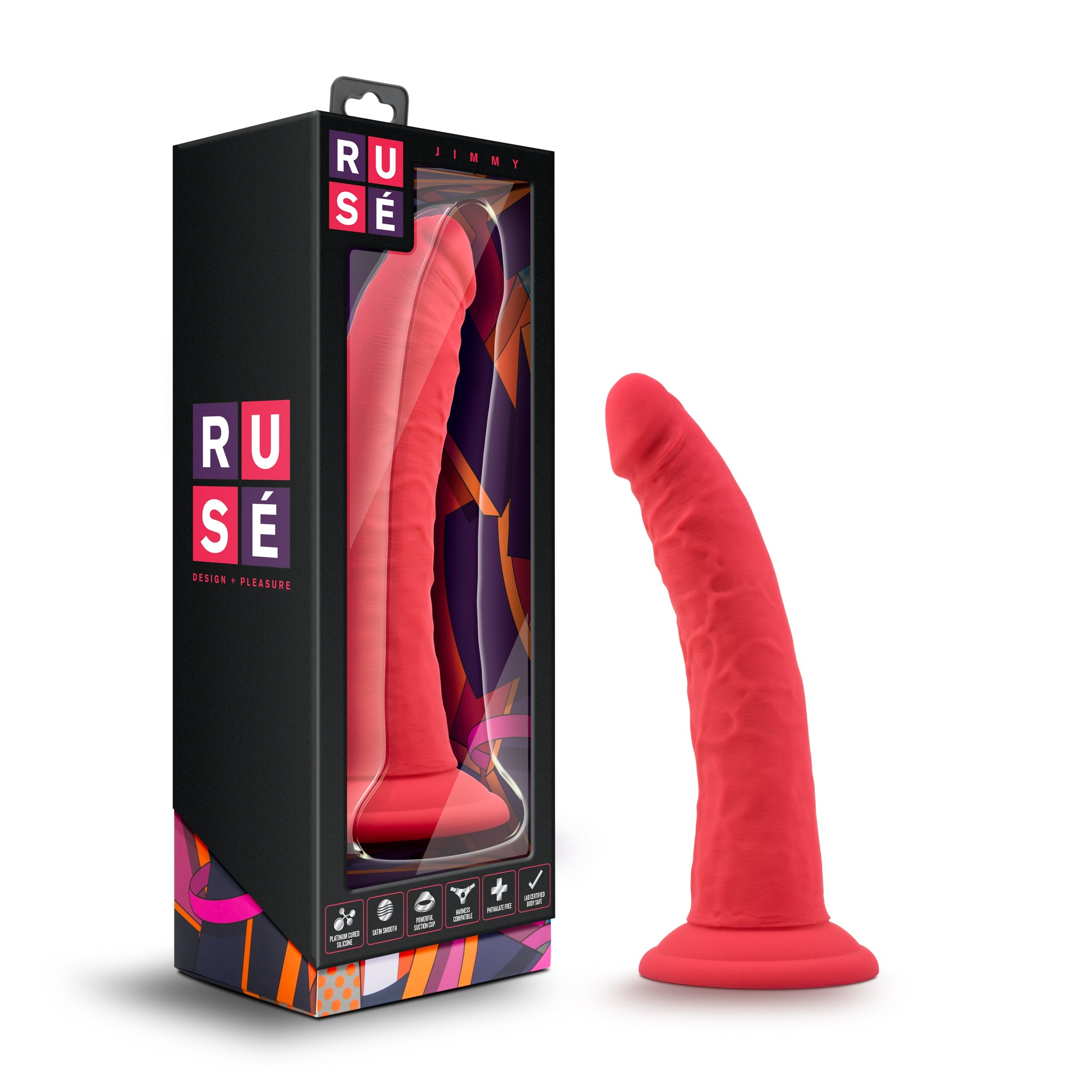 Blush Novelties Ruse Jimmy Suction Cup Realistic Dildo Blush Novelties Main image