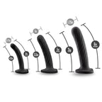 Blush Novelties Temptasia Twist Silicone Dildo Kit Set Of Three Blush Novelties
