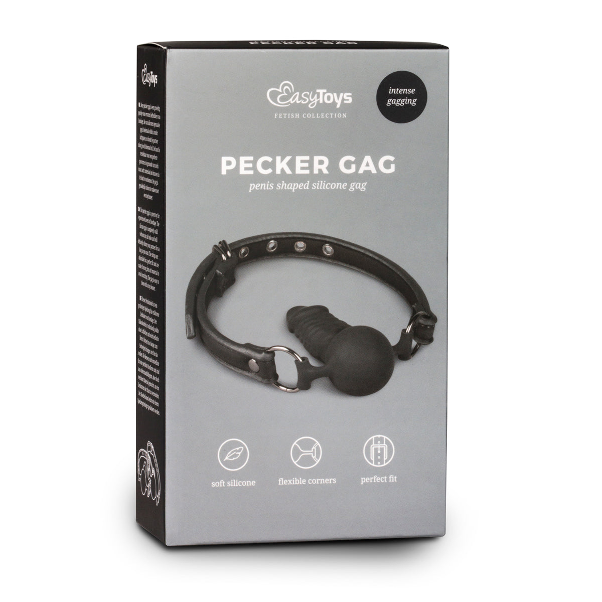 Easy Toys Bondage Gag With Silicone Dong