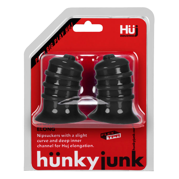 Hunkyjunk ELONG Wide Base Nipsucker Black