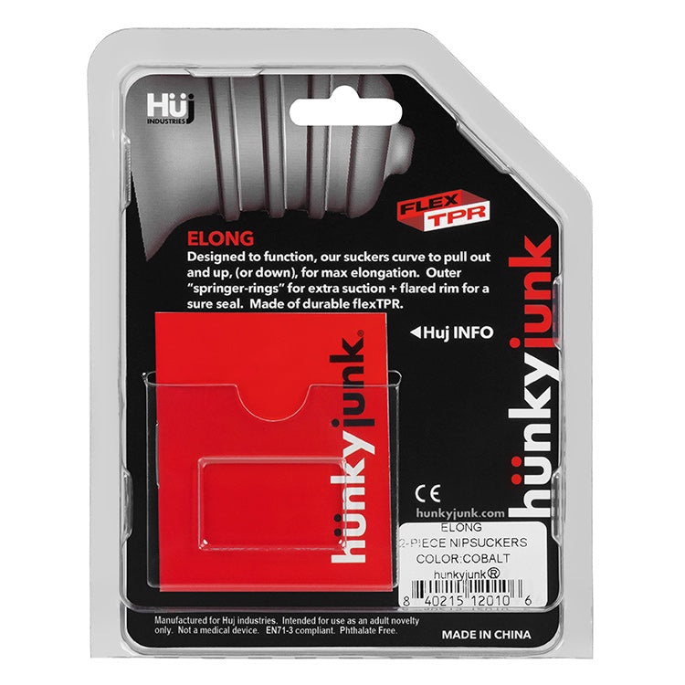 Hunkyjunk ELONG Wide Base Nipsucker Black