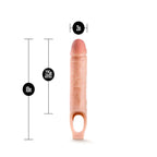 Performance Cock Sheath Penis Extender Vanilla 10 Inch Performance