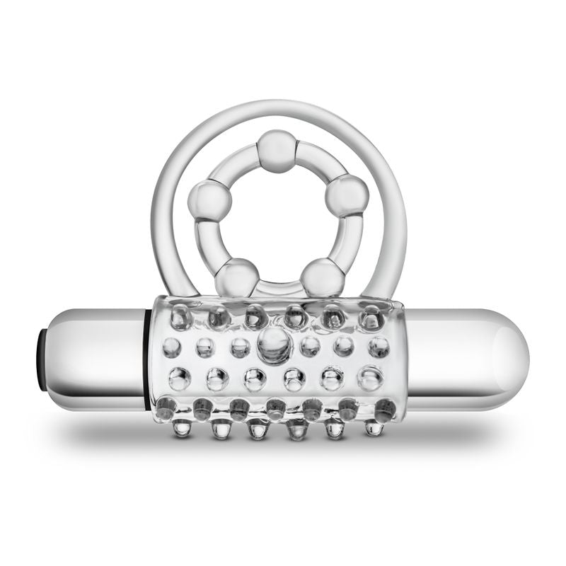 Stay Hard Vibrating Super Clitifier Cock Ring Clear Stay Hard