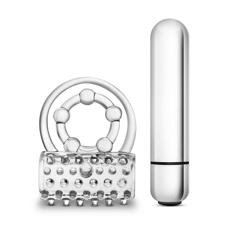 Stay Hard Vibrating Super Clitifier Cock Ring Clear Secondary image
