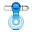 Stay Hard 10 Function Vibrating Tongue Ring Blue Stay Hard